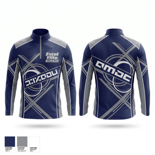 Quarter Zip Jacket, Excel Elite Softball, Softball, Teamtime, Team time, sublimation, custom sports apparel, team uniforms, spirit wear, spiritwear, sports uniforms, custom shirts, team store, custom team store, fundraiser sports, apparel fundraiser