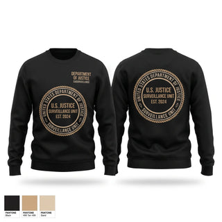 Crew Neck Sweatshirt, DEPARTMENT OF JUSTICE, , Teamtime, Team time, sublimation, custom sports apparel, team uniforms, spirit wear, spiritwear, sports uniforms, custom shirts, team store, custom team store, fundraiser sports, apparel fundraiser