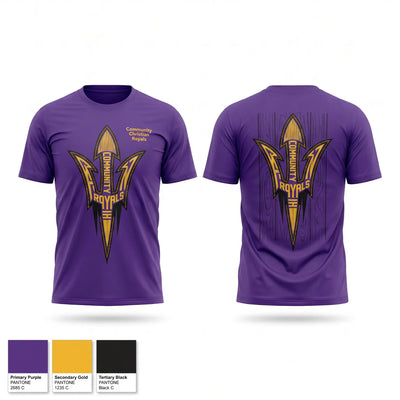 Community Christian Royals Short Sleeve Performance Shirt - 2