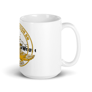 E co 4th recon bn 59087150 White Glossy Mug - Small