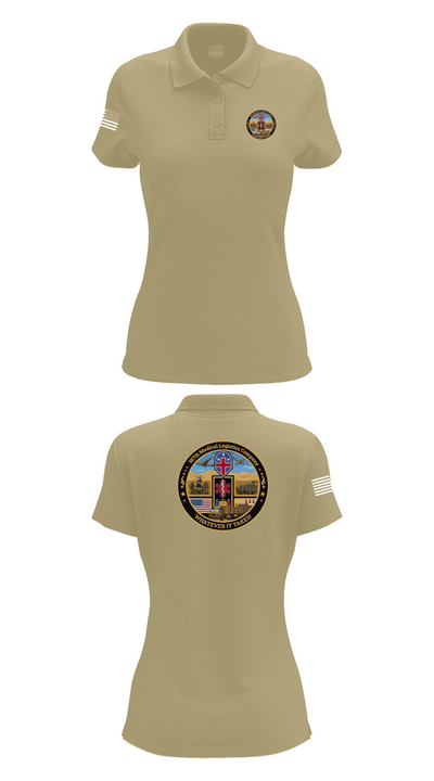 387th Medical Logistics Company 26711800 Women's Short Sleeve Performance Polo  - 95