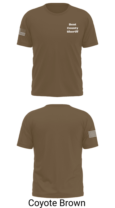 Bent County Sheriff 97911900 Old School Cotton Feel Shirt - 10