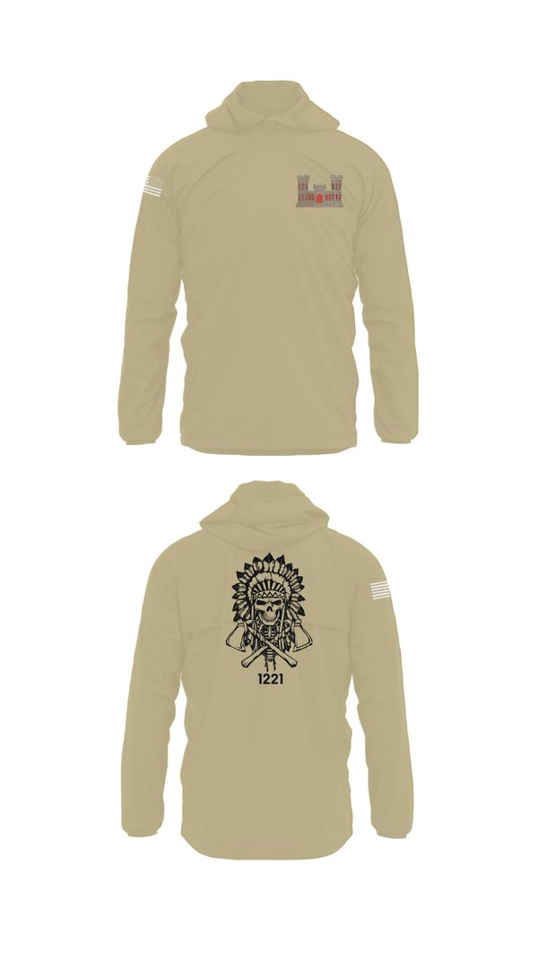 Windbreaker, 1221st Route Clearance Co., National Guard, Teamtime, Team time, sublimation, custom sports apparel, team uniforms, spirit wear, spiritwear, sports uniforms, custom shirts, team store, custom team store, fundraiser sports, apparel fundraiser