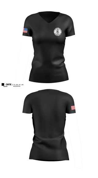 Womens Short Sleeve Vneck Shirt, Houston Police Northeast Patrol, Police, Teamtime, Team time, sublimation, custom sports apparel, team uniforms, spirit wear, spiritwear, sports uniforms, custom shirts, team store, custom team store, fundraiser sports, apparel fundraiser