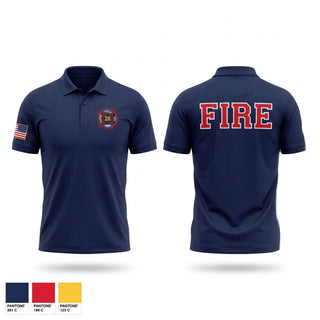 Short Sleeve Performance Polo, bangor b crew, Fire Department, Teamtime, Team time, sublimation, custom sports apparel, team uniforms, spirit wear, spiritwear, sports uniforms, custom shirts, team store, custom team store, fundraiser sports, apparel fundraiser