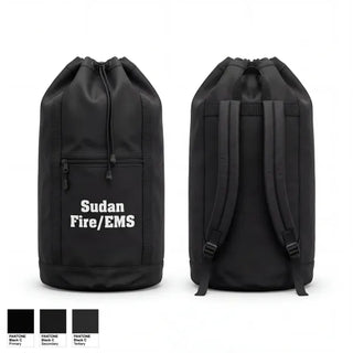 Gear Bag, Sudan Fire/EMS, Fire Department, Teamtime, Team time, sublimation, custom sports apparel, team uniforms, spirit wear, spiritwear, sports uniforms, custom shirts, team store, custom team store, fundraiser sports, apparel fundraiser