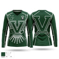 Venice High School Indians 24532385 Women's Long Sleeve V-neck Shirt - 1