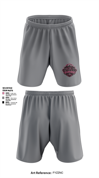 Athletic Shorts With Pockets, SSA Lady Diamonds, Women's Basketball, Teamtime, Team time, sublimation, custom sports apparel, team uniforms, spirit wear, spiritwear, sports uniforms, custom shirts, team store, custom team store, fundraiser sports, apparel fundraiser