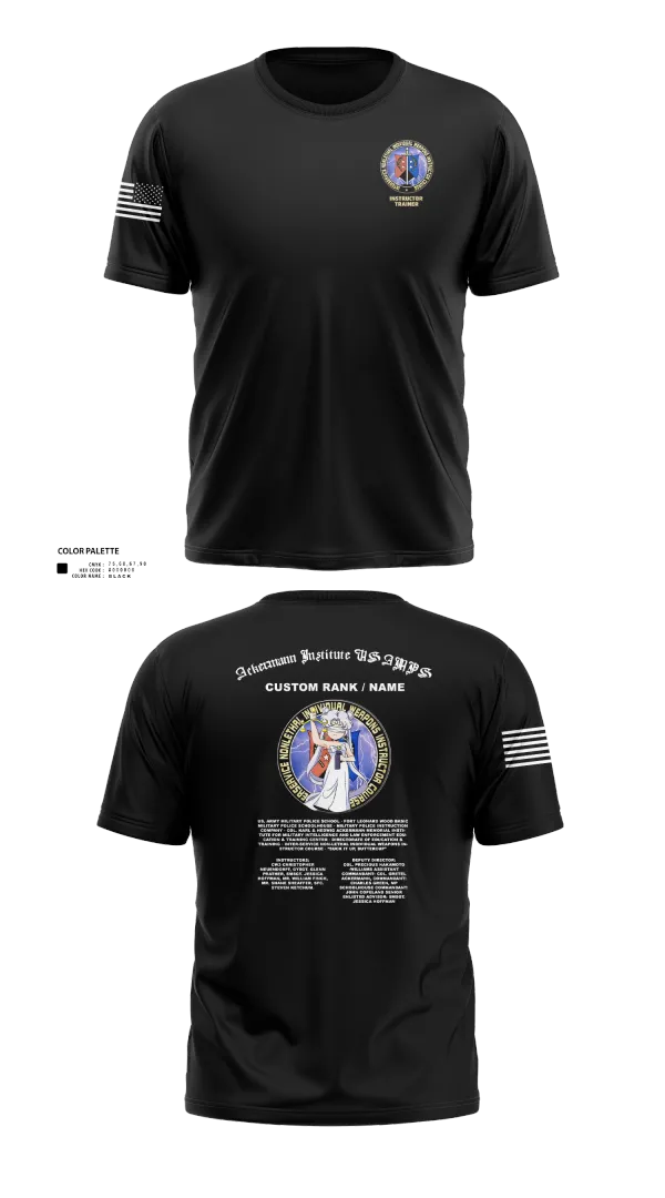 Old School Cotton Feel Shirt, Fort Leonard Wood Basic Military Police Schoolhouse Instructors & Faculty, , Teamtime, Team time, sublimation, custom sports apparel, team uniforms, spirit wear, spiritwear, sports uniforms, custom shirts, team store, custom team store, fundraiser sports, apparel fundraiser