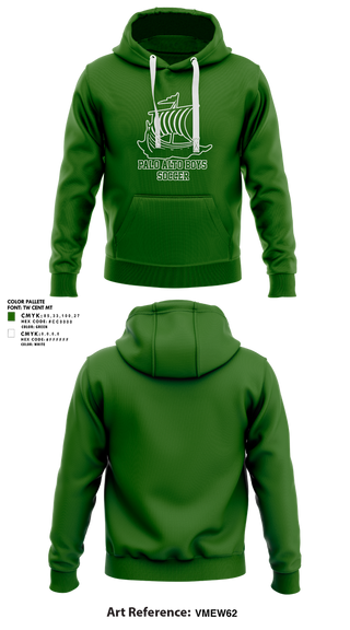 Hoodie, Palo Alto Men's Soccer, Men's Soccer, Teamtime, Team time, sublimation, custom sports apparel, team uniforms, spirit wear, spiritwear, sports uniforms, custom shirts, team store, custom team store, fundraiser sports, apparel fundraiser