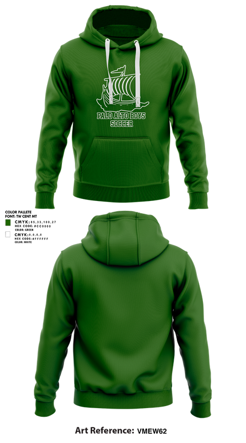 Hoodie, Palo Alto Men's Soccer, Men's Soccer, Teamtime, Team time, sublimation, custom sports apparel, team uniforms, spirit wear, spiritwear, sports uniforms, custom shirts, team store, custom team store, fundraiser sports, apparel fundraiser