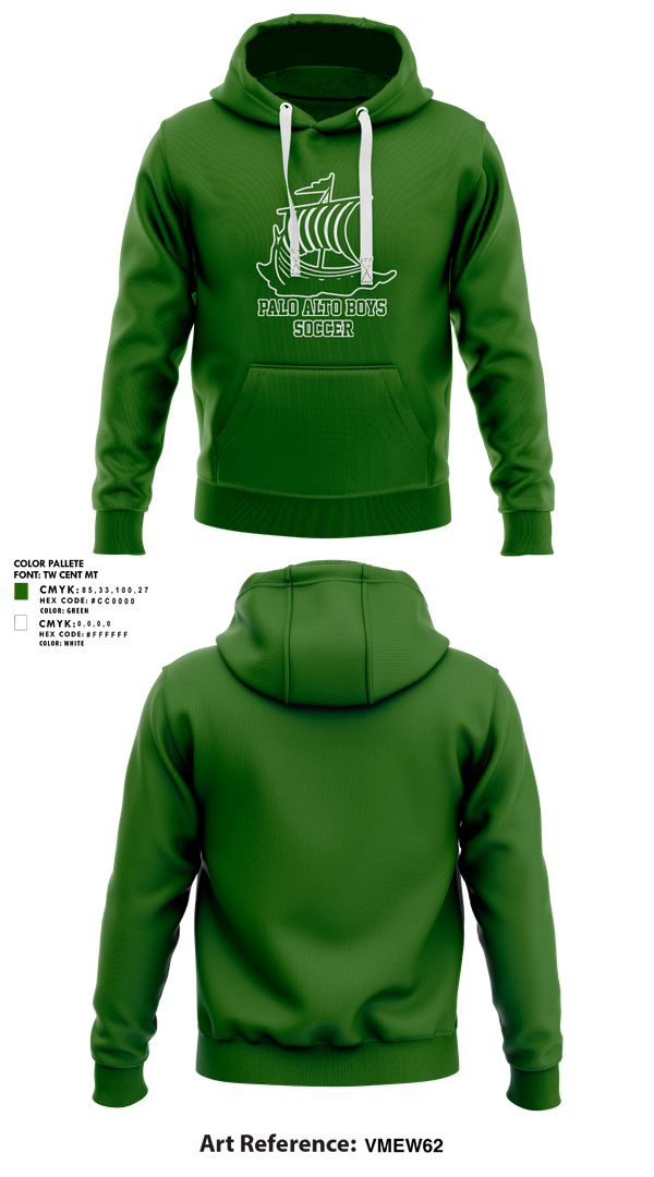 Hoodie, Palo Alto Men's Soccer, Men's Soccer, Teamtime, Team time, sublimation, custom sports apparel, team uniforms, spirit wear, spiritwear, sports uniforms, custom shirts, team store, custom team store, fundraiser sports, apparel fundraiser