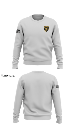 Crew Neck Sweatshirt, Ward County Sheriff's Office, Police, Teamtime, Team time, sublimation, custom sports apparel, team uniforms, spirit wear, spiritwear, sports uniforms, custom shirts, team store, custom team store, fundraiser sports, apparel fundraiser