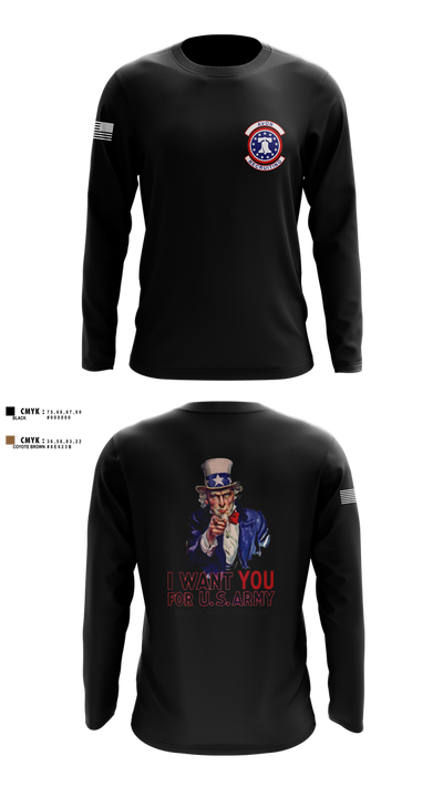 US Army I Want You 76454793 Long Sleeve Performance Shirt 3