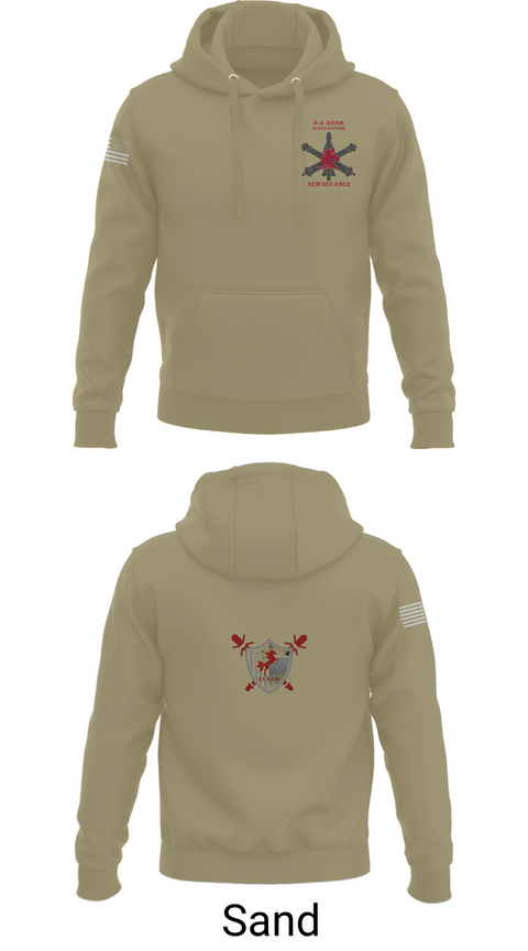 Hoodie, 5-4 ADAR, Army, Teamtime, Team time, sublimation, custom sports apparel, team uniforms, spirit wear, spiritwear, sports uniforms, custom shirts, team store, custom team store, fundraiser sports, apparel fundraiser