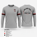 Ballard High School Girls Swim and Dive 84596009 Long Sleeve Performance Shirt 1