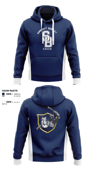 Hoodie, Somerset Berkley, Cheer, Teamtime, Team time, sublimation, custom sports apparel, team uniforms, spirit wear, spiritwear, sports uniforms, custom shirts, team store, custom team store, fundraiser sports, apparel fundraiser