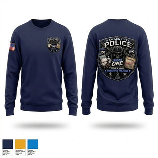 Crew Neck Sweatshirt, BMPD 1ST SQAUD, Police, Teamtime, Team time, sublimation, custom sports apparel, team uniforms, spirit wear, spiritwear, sports uniforms, custom shirts, team store, custom team store, fundraiser sports, apparel fundraiser