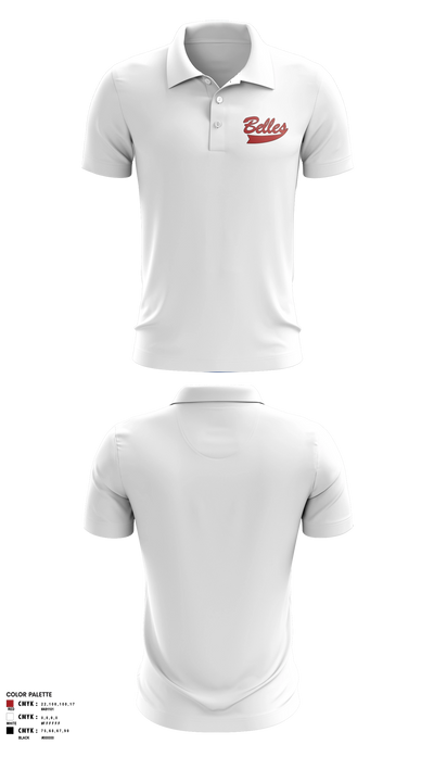 Bluegrass Lightning Belles Short Sleeve Performance Polo - 9