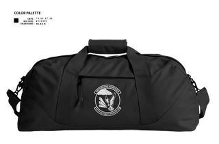 Duffle Bag, 90th Security Forces Squadron, Air Force, Teamtime, Team time, sublimation, custom sports apparel, team uniforms, spirit wear, spiritwear, sports uniforms, custom shirts, team store, custom team store, fundraiser sports, apparel fundraiser