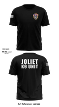 Joliet Police K-9 Unit 79217416 Old School Cotton Feel Shirt - 29