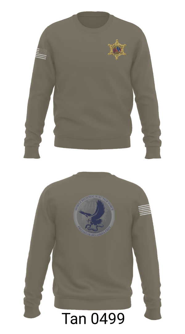 Crew Neck Sweatshirt, MCSO ICAC, Police, Teamtime, Team time, sublimation, custom sports apparel, team uniforms, spirit wear, spiritwear, sports uniforms, custom shirts, team store, custom team store, fundraiser sports, apparel fundraiser