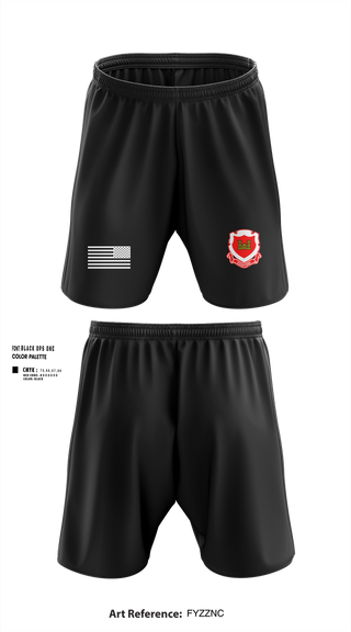 Athletic Shorts With Pockets, 230th Engineering Vertical Construction Company, , Teamtime, Team time, sublimation, custom sports apparel, team uniforms, spirit wear, spiritwear, sports uniforms, custom shirts, team store, custom team store, fundraiser sports, apparel fundraiser