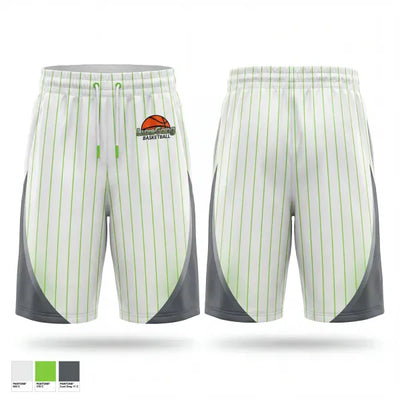 LuxeGang 24460725 Mens Reversible Basketball Shorts - 1