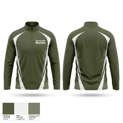 Greeneville Marlins Quarter Zip Jacket - 1