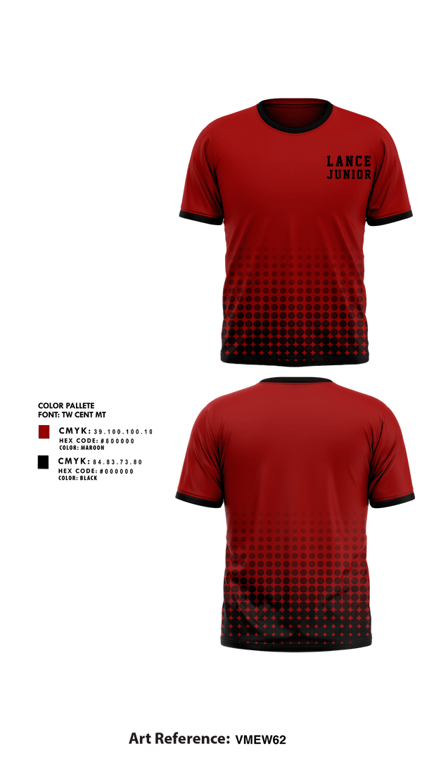 Lancer Junior Cheer 5021410 Short Sleeve Performance Shirt - 1