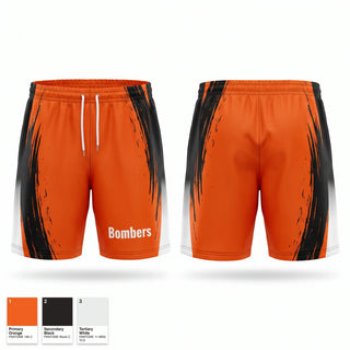 Athletic Shorts With Pockets, Bombers, Softball, Teamtime, Team time, sublimation, custom sports apparel, team uniforms, spirit wear, spiritwear, sports uniforms, custom shirts, team store, custom team store, fundraiser sports, apparel fundraiser