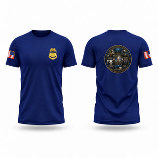 Old School Cotton Feel Shirt, U.S. Customs and Border Protection - Atlanta Field Office, Police, Teamtime, Team time, sublimation, custom sports apparel, team uniforms, spirit wear, spiritwear, sports uniforms, custom shirts, team store, custom team store, fundraiser sports, apparel fundraiser