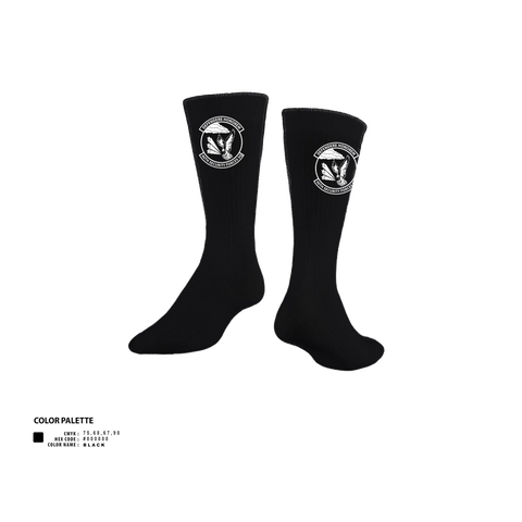 Custom Socks, 90th Security Forces Squadron, Air Force, Teamtime, Team time, sublimation, custom sports apparel, team uniforms, spirit wear, spiritwear, sports uniforms, custom shirts, team store, custom team store, fundraiser sports, apparel fundraiser