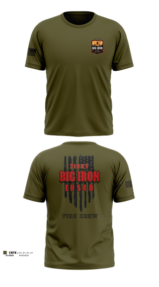 Old School Cotton Feel Shirt, Big Iron, Fire Department, Teamtime, Team time, sublimation, custom sports apparel, team uniforms, spirit wear, spiritwear, sports uniforms, custom shirts, team store, custom team store, fundraiser sports, apparel fundraiser