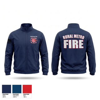Windbreaker, RURAL METRO FIRE DEPARTMENT, Fire Department, Teamtime, Team time, sublimation, custom sports apparel, team uniforms, spirit wear, spiritwear, sports uniforms, custom shirts, team store, custom team store, fundraiser sports, apparel fundraiser