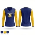 Fluvanna Middle School Softball 32439267 Women's Long Sleeve V-neck Shirt - 8