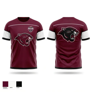 Soft Poly Tee Cotton Like Feel, Preston Panthers, , Teamtime, Team time, sublimation, custom sports apparel, team uniforms, spirit wear, spiritwear, sports uniforms, custom shirts, team store, custom team store, fundraiser sports, apparel fundraiser