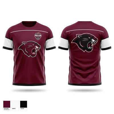 Preston Panthers 75169449 Soft Poly Tee Cotton Like Feel - 1