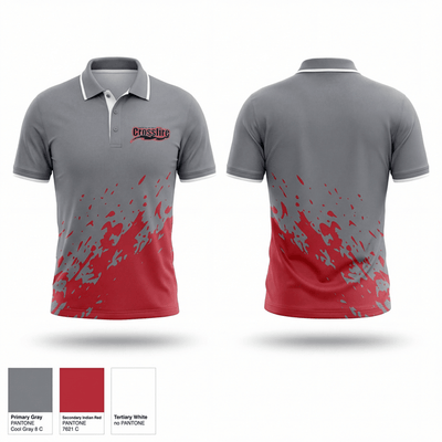 Crossfire Fastpitch 78677133 Short Sleeve Performance Polo - 1