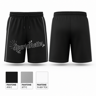 Shade Spartanettes (not cheer we are dance team) 16028703 Athletic Shorts With Pockets - 1