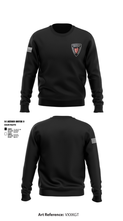 University Hospitals Protective Services 16435901 Crew Neck Sweatshirt - 2