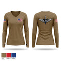 160th soar 44036475 Women's Long Sleeve V-neck Shirt - 1