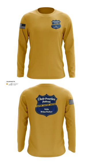 Long Sleeve Performance Shirt, Choir Practice Podcast, Police, Teamtime, Team time, sublimation, custom sports apparel, team uniforms, spirit wear, spiritwear, sports uniforms, custom shirts, team store, custom team store, fundraiser sports, apparel fundraiser