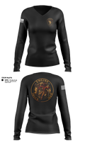 Full House Women's Long Sleeve V-neck Shirt - 11