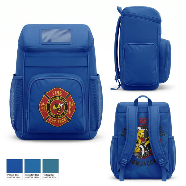 Gear Bag, BCFD, Fire Department, Teamtime, Team time, sublimation, custom sports apparel, team uniforms, spirit wear, spiritwear, sports uniforms, custom shirts, team store, custom team store, fundraiser sports, apparel fundraiser