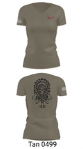 1221st Route Clearance Co. 10953211 Women's Short Sleeve V-neck Shirt - 65