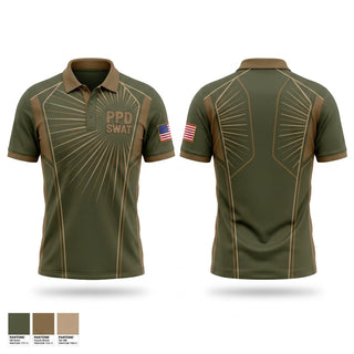 Short Sleeve Performance Polo, PPD SWAT, Police, Teamtime, Team time, sublimation, custom sports apparel, team uniforms, spirit wear, spiritwear, sports uniforms, custom shirts, team store, custom team store, fundraiser sports, apparel fundraiser
