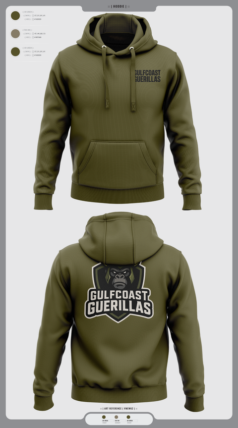 Hoodie, Gulfcoast Guerillas, , Teamtime, Team time, sublimation, custom sports apparel, team uniforms, spirit wear, spiritwear, sports uniforms, custom shirts, team store, custom team store, fundraiser sports, apparel fundraiser