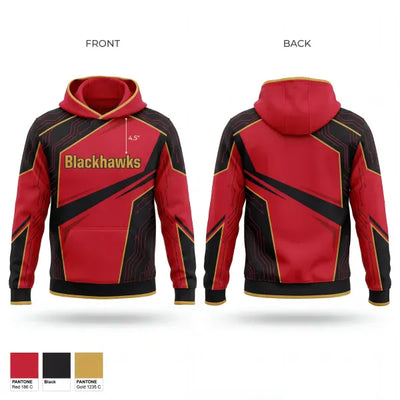 Raleigh Blackhawks 77406994 Hoodie - 1