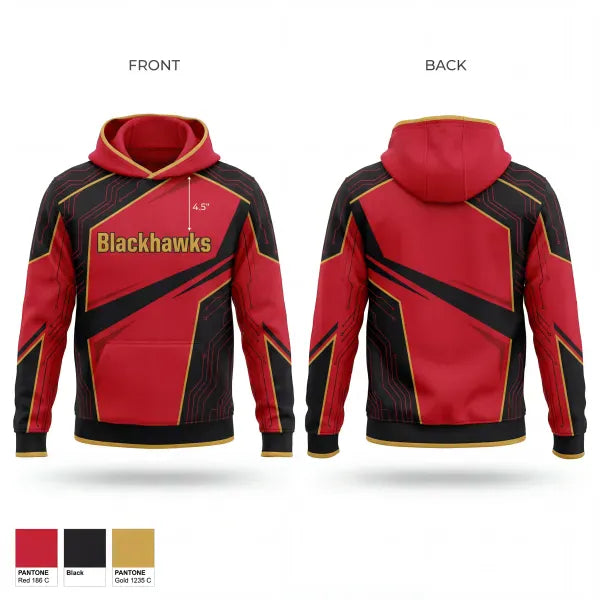 Hoodie, Raleigh Blackhawks, Baseball, Teamtime, Team time, sublimation, custom sports apparel, team uniforms, spirit wear, spiritwear, sports uniforms, custom shirts, team store, custom team store, fundraiser sports, apparel fundraiser